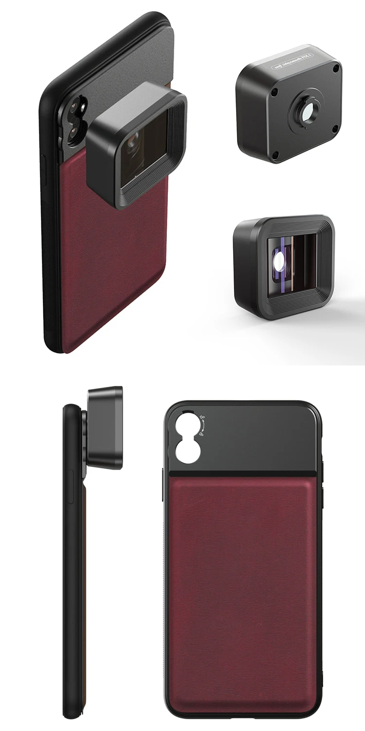 Apexel New Optical Widescreen Movie Lens Photo Case 1.33x Anamorphic