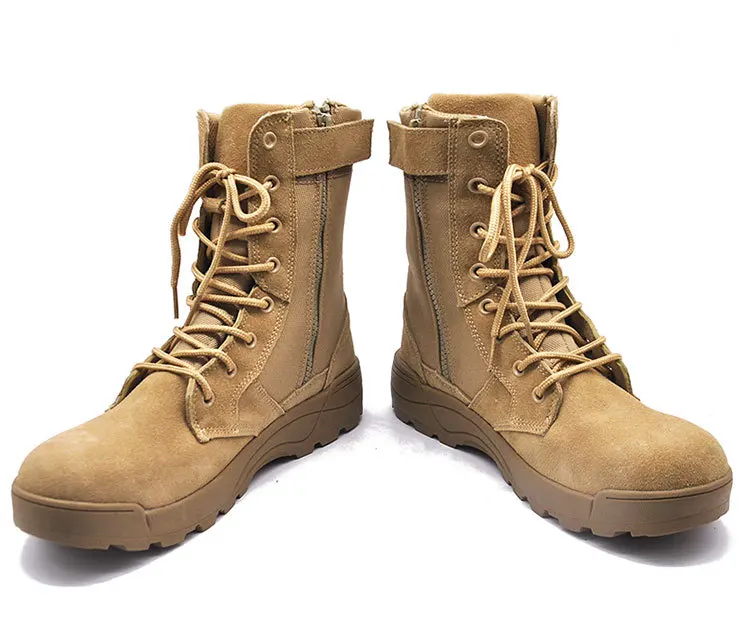 Force Military Boots Men's Tactical Shoes Genuine Leather Army