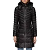 Fashion design warm winter women long down jacket with hooded