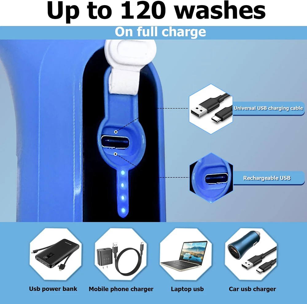 Portable Bidet Travel Bidet Sprayer Electric Two Flow Rate Control for Adult Butt Washing in the Toilet , Muslim Shower Spray manufacture
