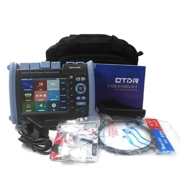 Novker Handheld Optical Time Domain Reflectometer Mini OTDR NK6000 1310/1550nm FTTH fiber optic tester
