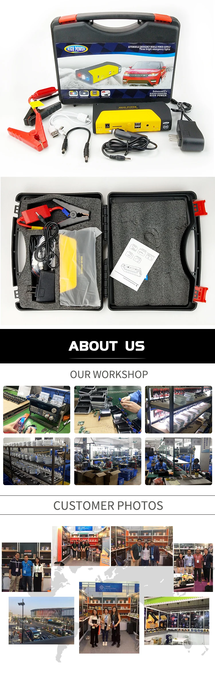 High Capacity 69800 Mah Everstart 20000 Peak 300 Amp Manual Power Bank