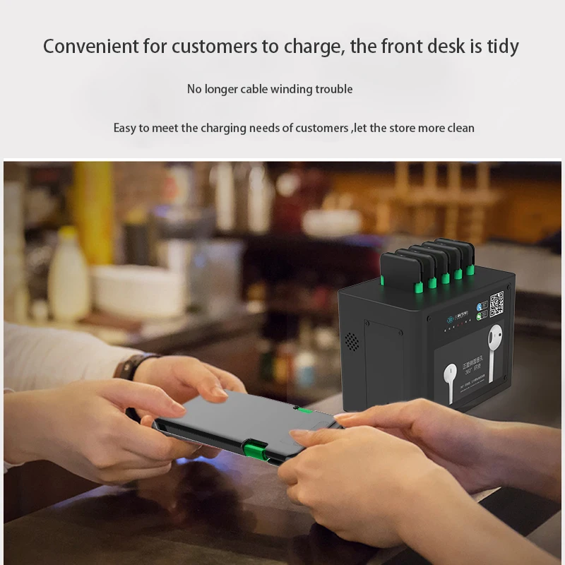sharing power bank station portable power bank rental station - ANKUX.COM