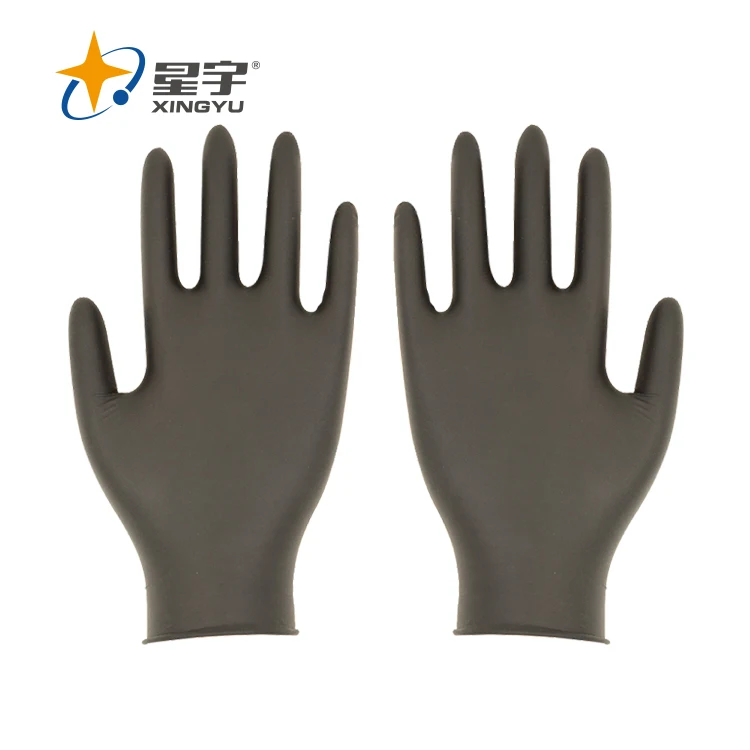 
Tattoo Black Disposable Nitrile Gloves 
