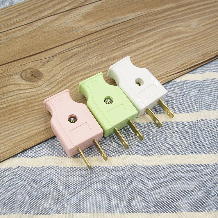 Thailand Plug Usa Plug Cambodia 2 Flat Pins Plug Laos Iron Conductor