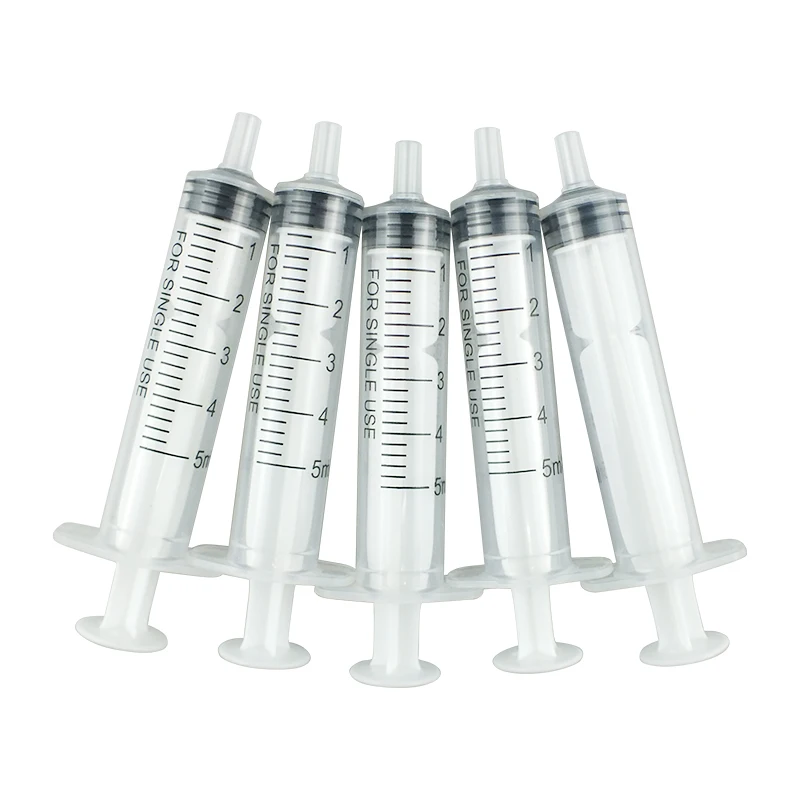 5ml Industrial Disposable Straight Mouth Manual Syringe Glue Dispensing ...