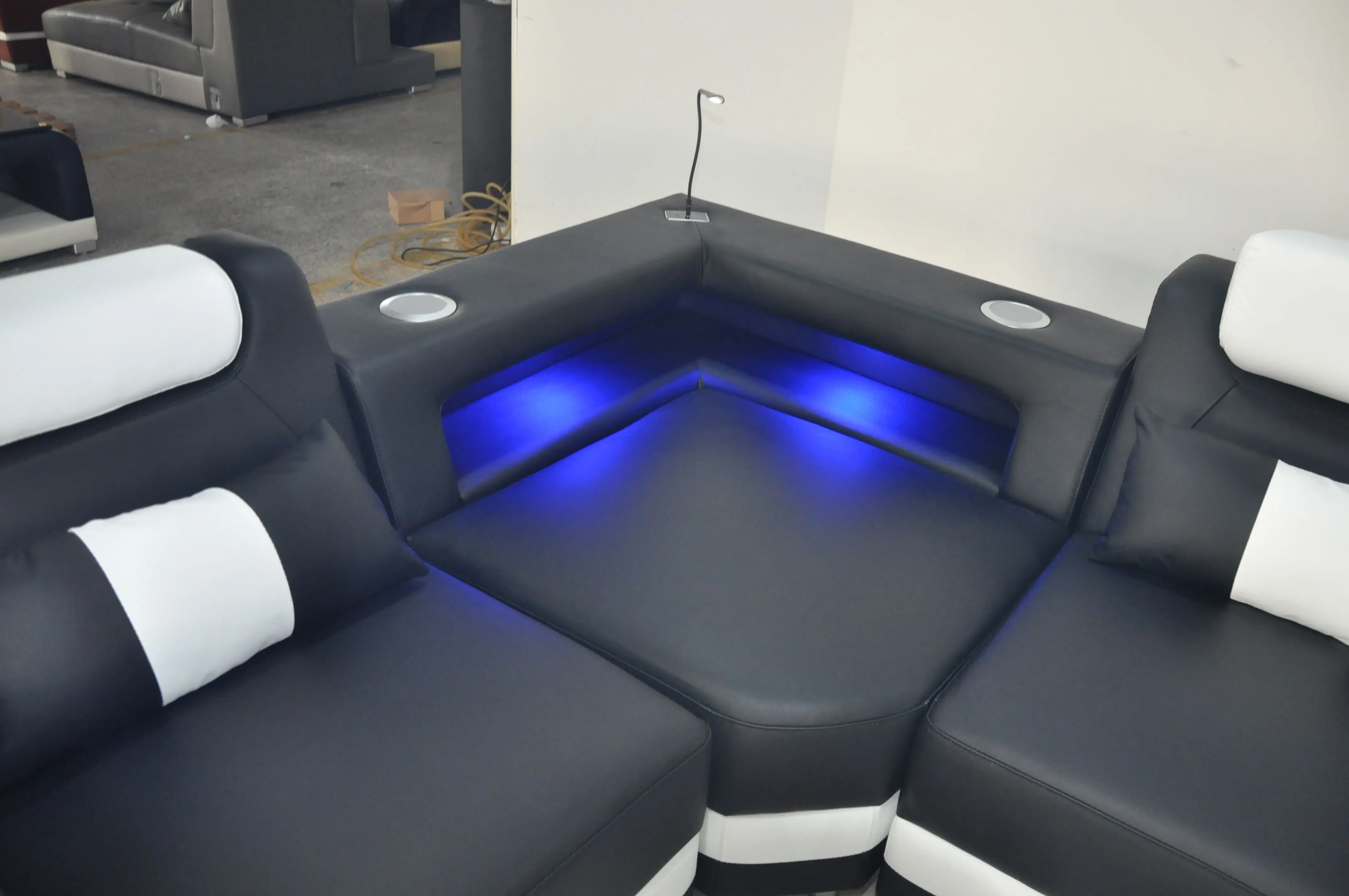 High quality couch living room leather sofa