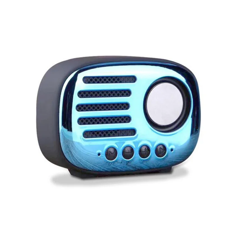 Promotion Gift Mini Portable FM Radio Retro Bluetooth Wireless Speaker - ANKUX.COM
