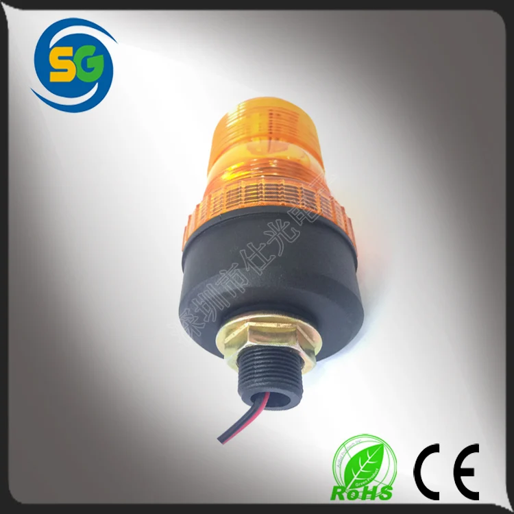 Single strobe warning light high intensity SMD leds flashing LED beacon warning light amber warning light