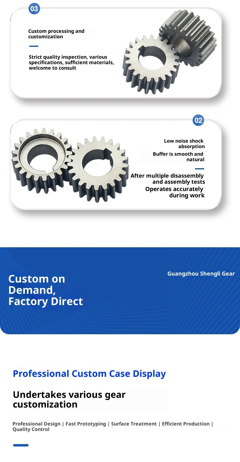 Small Modulus Gear Factory Direct Sale Small Modulus Industrial Precision Direct Carbon ...