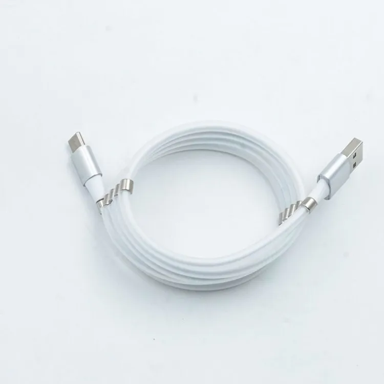 Hot Sell For iphone/ andriod/type c SuperCalla Magnetic Portable Self-Winding USB Charging Data Cable - ANKUX.COM