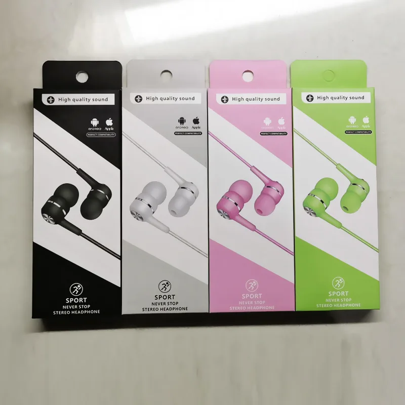 Volume Adjustable Universal Wired Line Control Smart Noise Conceling Earphone Packaging Tips Earbud With Mic - ANKUX.COM