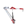 Mini portable hydraulic hand operate aluminum alloy crane