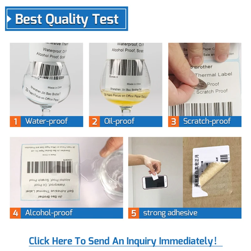 40x60mm Vinyl Scratch-Off Adhesive Thermal Labels for Supermarket Promotion & Exhibition Use-Custom Sticker Express Shipping details