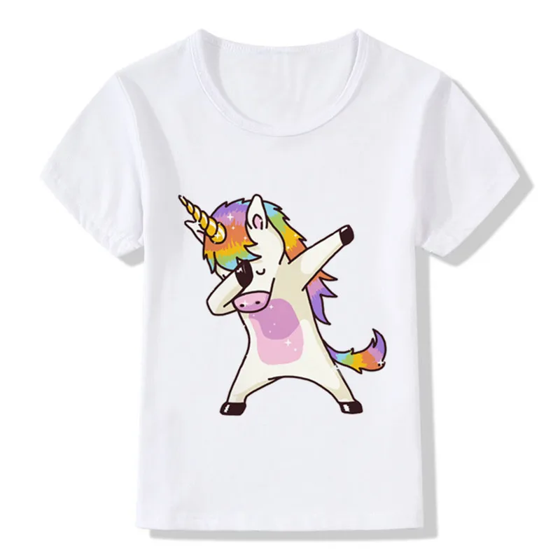 Wholesale Short Sleeved Original Cotton Unicorn Soft Cotton Plain Baby Tshirts Girls' T-shirts ...