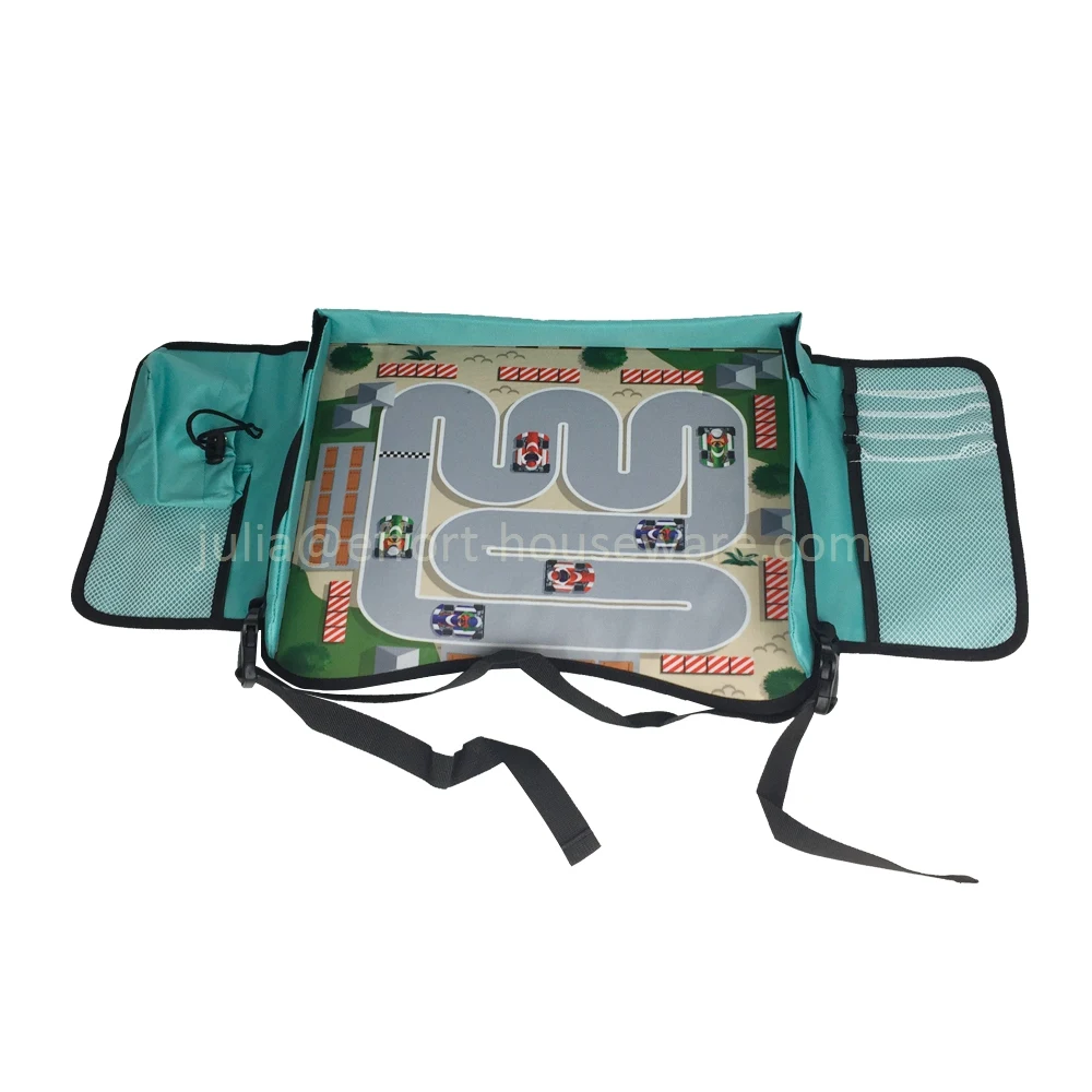 Foldable Kids Travel Tray For Plane Travel Activities And Games On
