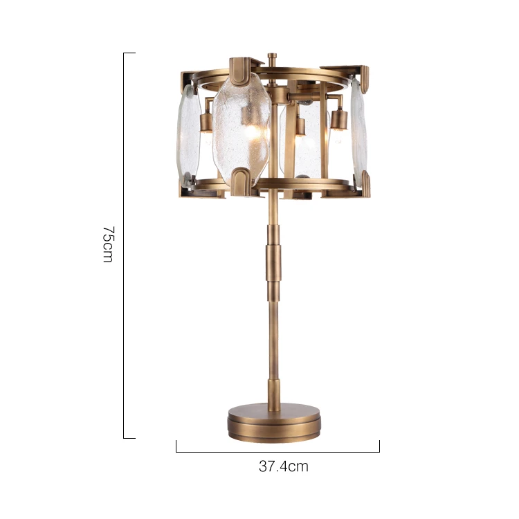 glass novelty table lamp