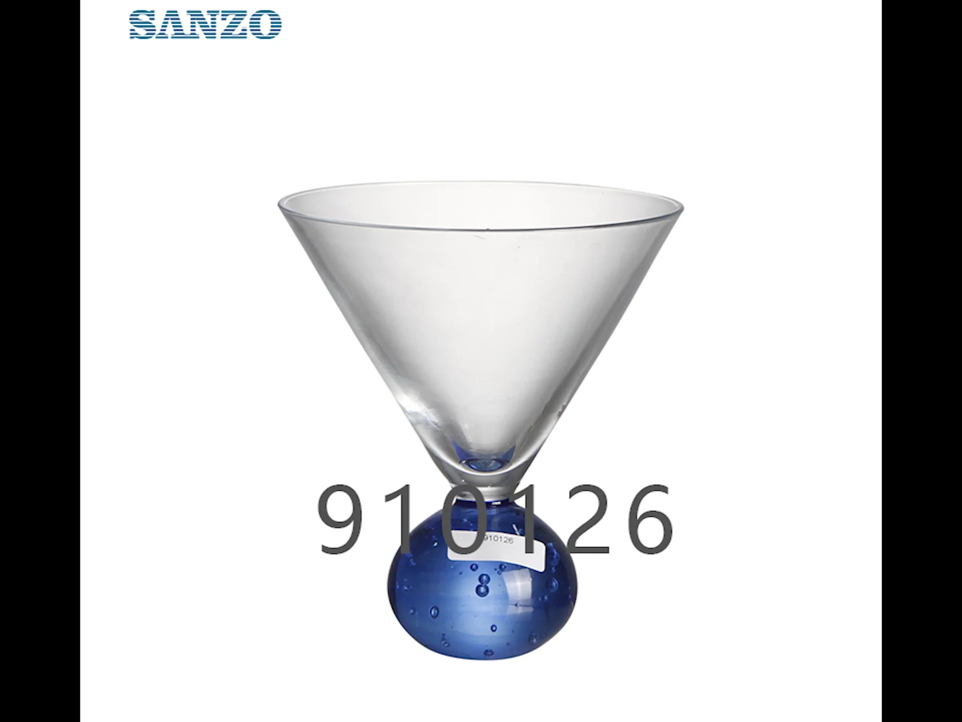 Sodalime Glass Handmade Blown Factory Direct Sale Cocktail Martini