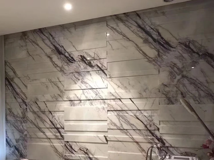 Turkey Milac Lilac Big Size Marble Slab Beautiful New York White Marble Slabs