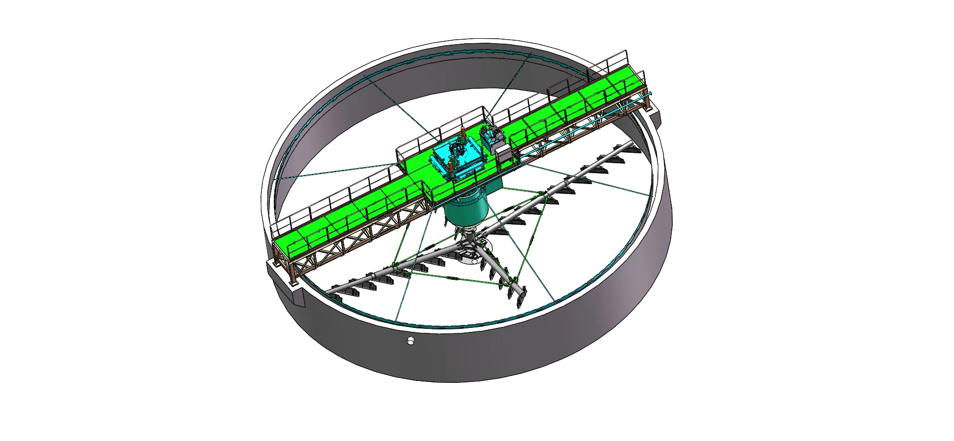 mining equipment mineral sedimentation tank / sludge thickener