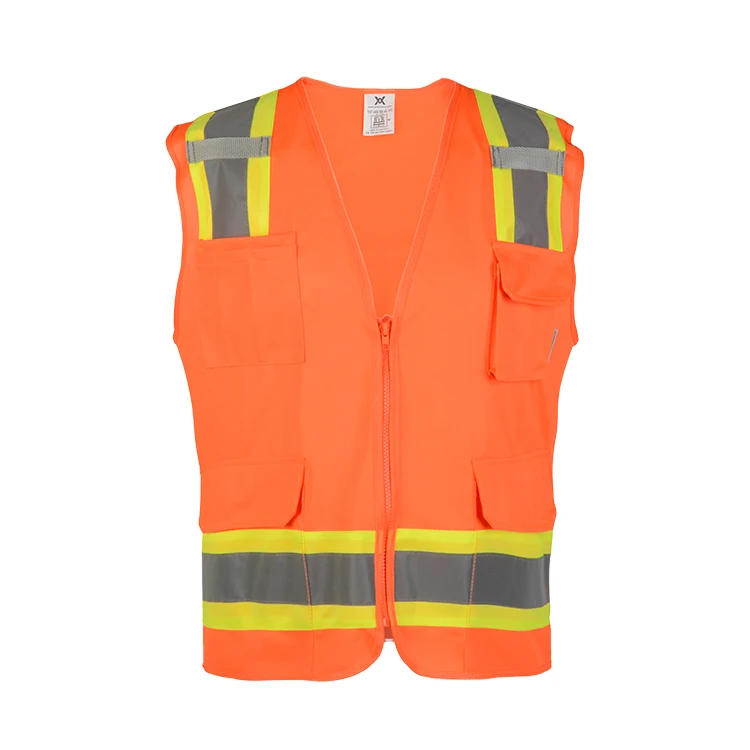 Orange High Definition High Reflective Ansi Class2 Reflective Safety