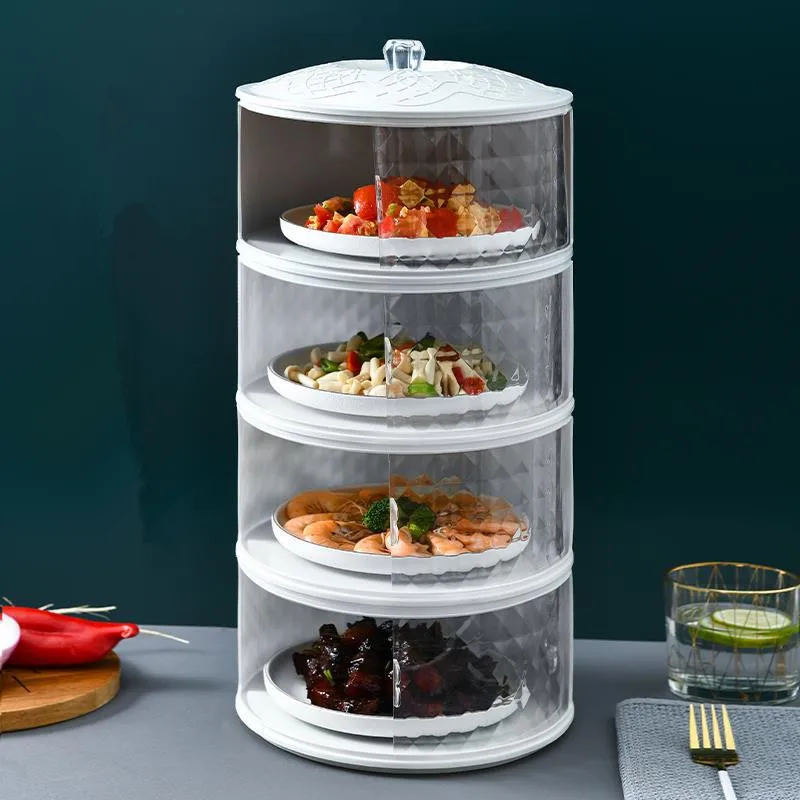 Transparent Plastic Food Covers Stackable Multi Layer Food Cover Buy