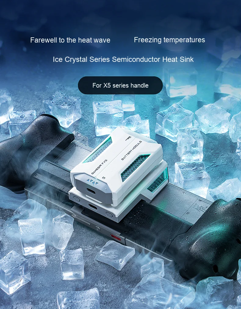 Gamesir Fx5 Lite Ice Crystal Semiconductor Radiator Video Game Consoles Case Gamesir Wired Mobile Phone Cooler