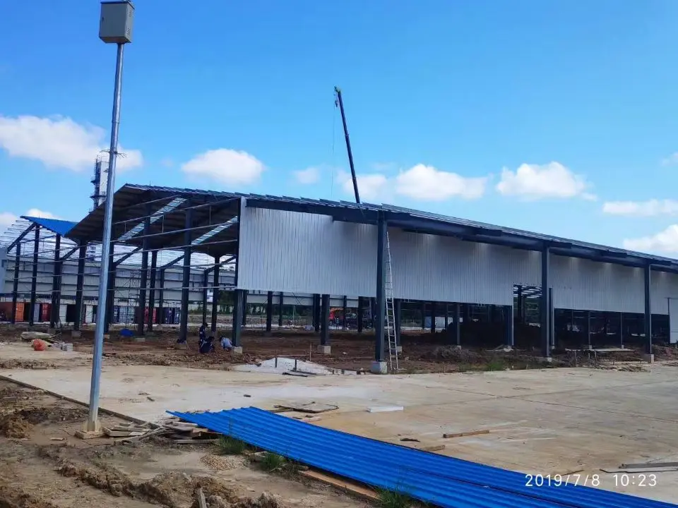 Steel Structure Workshop Cost of Prefabricated Cheap Steel Structure Warehouse Prefab Building Construction Materials Price