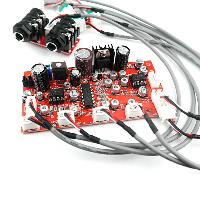 Taidacent Electret Microphone Amplifier Pt2399 Mic Reverberation