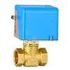 Electric actuator brass electric valve DN25 1INCH for fan coil unit