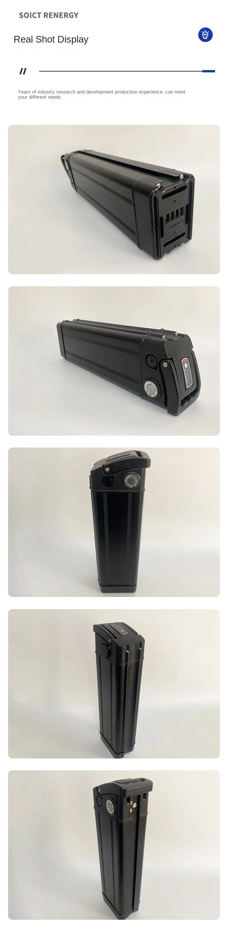 Electric Bicycle Lithium-ion Battery 48V 12Ah Long Battery Life Adapter for Electric Bicycles Scooters & Motorcycles-Yadi Emma