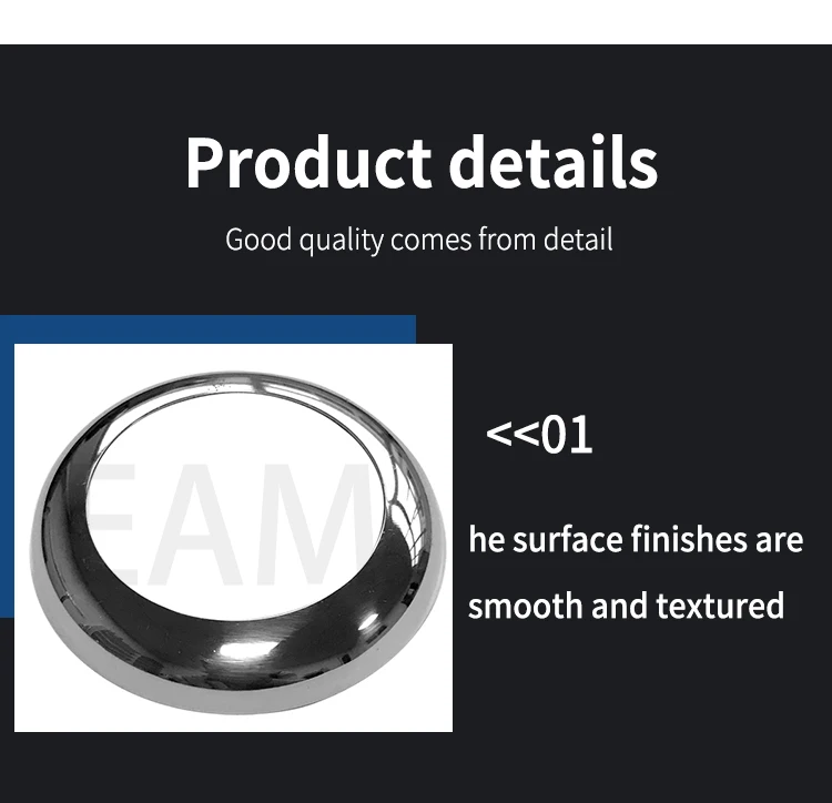 Stainless Steel staircase railing accessories Decorative Cover for Modern Balcony Pipe Railing