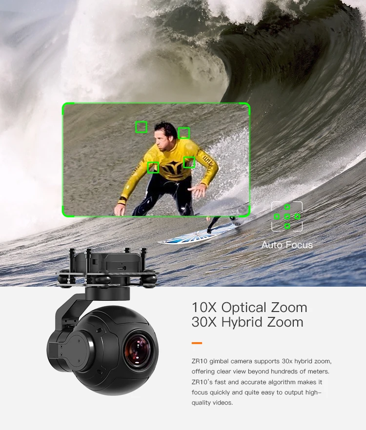 10X Optical zoom 3x Digital zoom 3-axis Gimbal Stabilizer High-Precision FOC Control Camera mini 3 pro drones accessories manufacture