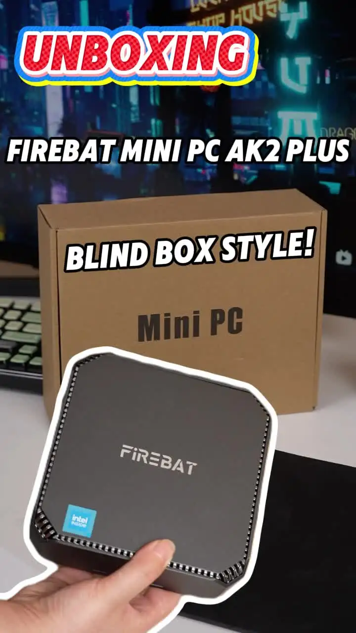 FIREBAT AK2 N150 Minipc - 512GB SSD, 16GB RAM, Dual Band Wifi5