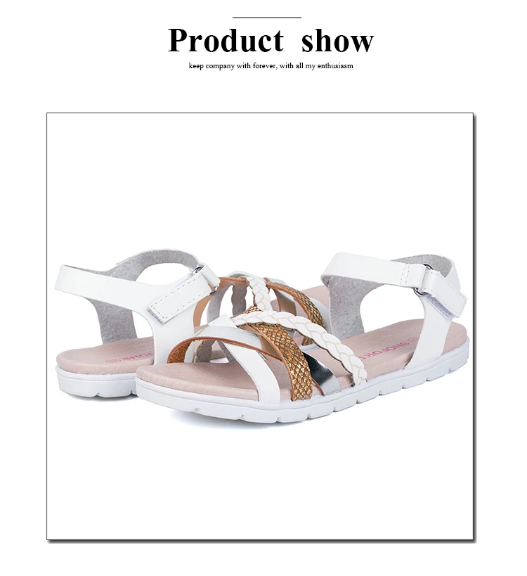 Hot Sell In Amazon Wholesale Pvc Sole Anti Skid Woven Flat Girls Kids White Sandals Buy Kids Sandals Girls Sandals White Sandals Product On Alibaba Com
