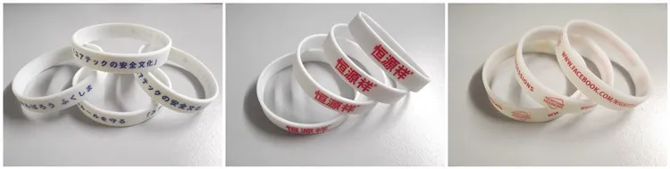 personalized silicone bracelets silicone