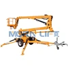 Towable folding arm 10m hydraulic lift platform for hot sale