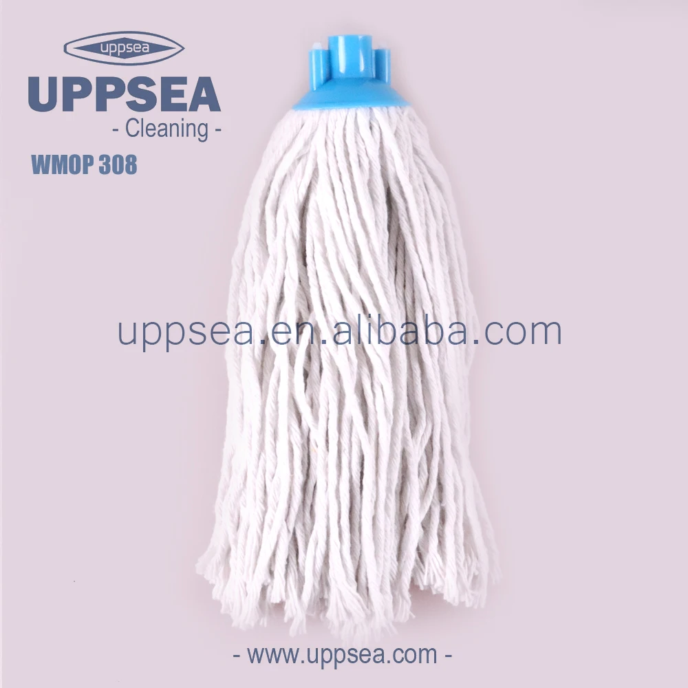 Colour may vary. Plastic Socket Cotton Mop Head Replacement 
