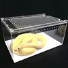 Mouse&Hamster Carrier Crate Diy Large Plastic Rat Plexiglass Portable Display Case Snake Reptile Clear Acrylic Glass Pet Cage
