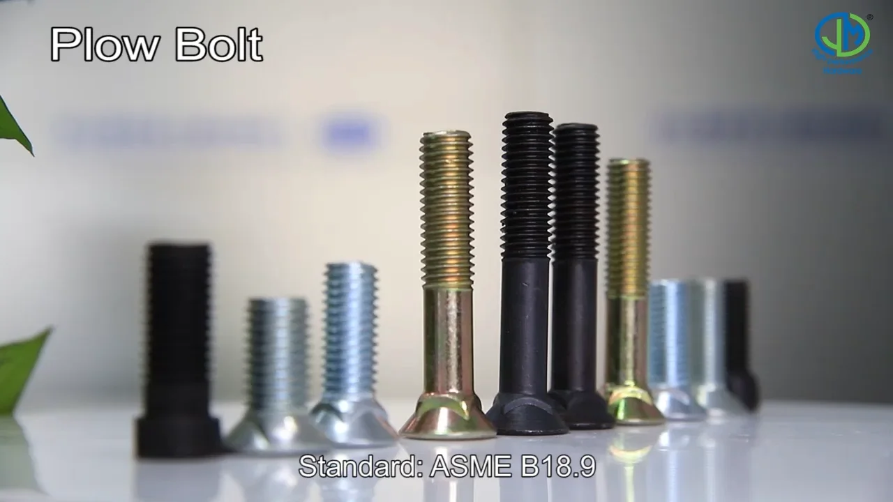 High Tensile M40 8.8 Grade Standard Size Elliptical Head Plow Bolt