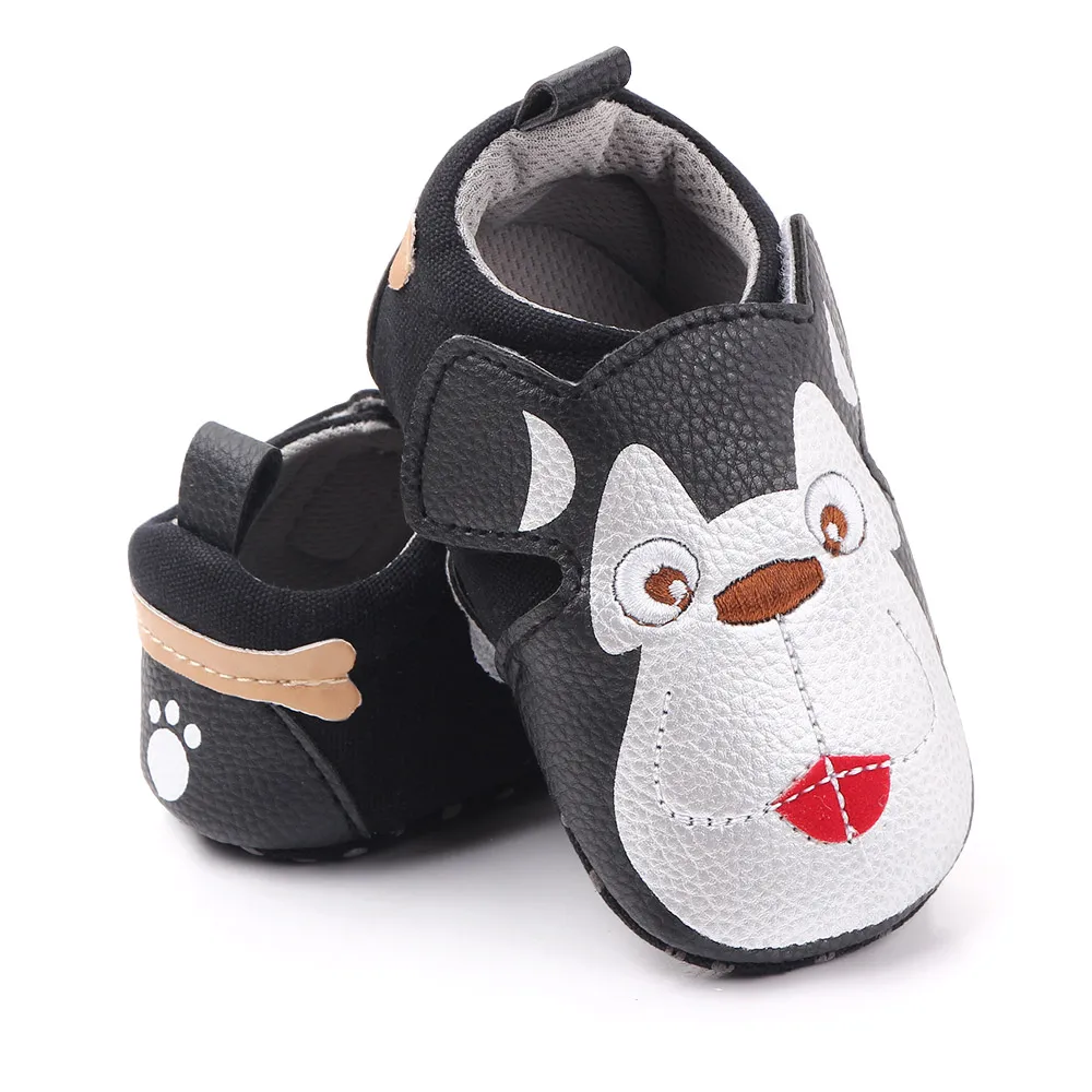 Lovely Dog Design Baby Shoes Boy Girl Walking Shoes Children Casual Shoes Wholesale manufacture
