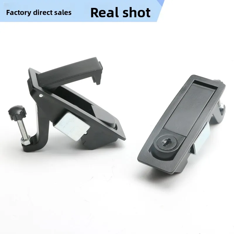 High-Pressure Industrial Lock Ms606-2 Black Push-Button Flat Lock for Boiler and Air Compressor with Cutting Service supplier