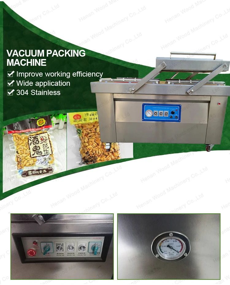 industrial vaccum packing machine peanut frying production line