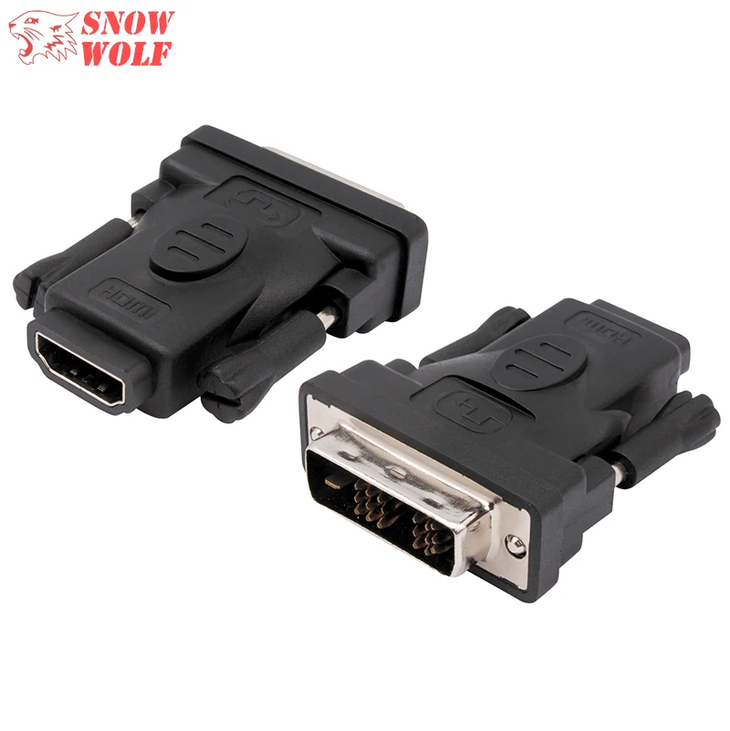 Dvid Single Link 18+1 To Hdmi Adapter Dvi Male To Female Nickelplated