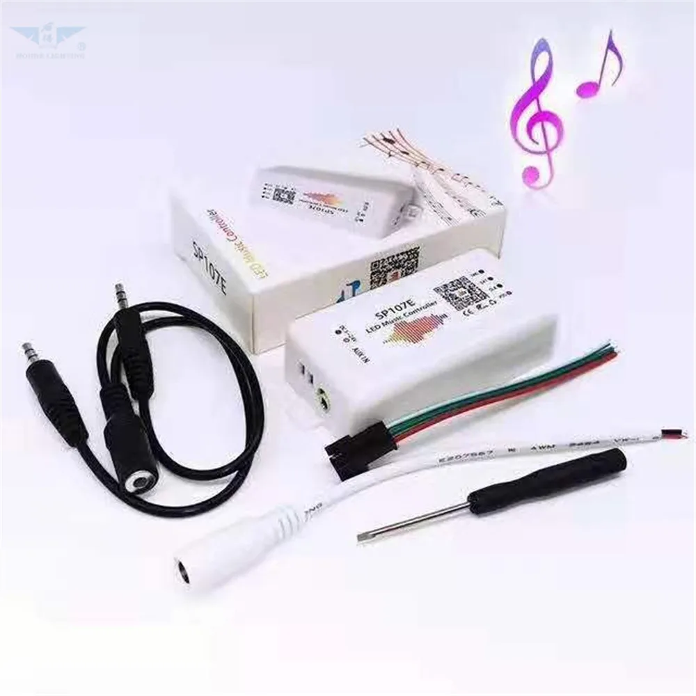 HD107E UCS1903 WS2813 WS2812B WS2811 HD107E Music bluetooth wireless music LED controller