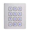 Electric Door Lock CNC Kiosk Access Control Waterproof 3X4 Metallic Industrial Matrix USB LED Backlit Metal Numeric Keypad