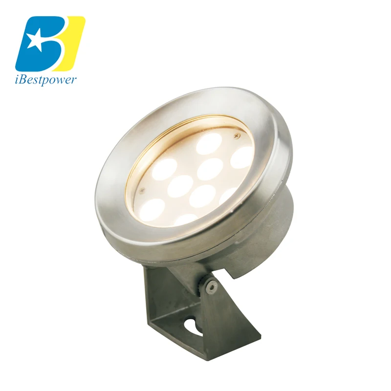 Stainless Steel IP68 LED Underwater light for fountain lighting and swimming pool lighting