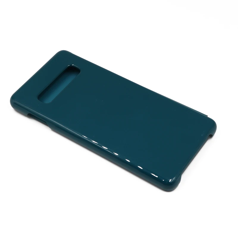 Clear view mirror leather flip mobile phone cover case for iphone 11 for samsung s10 s9
