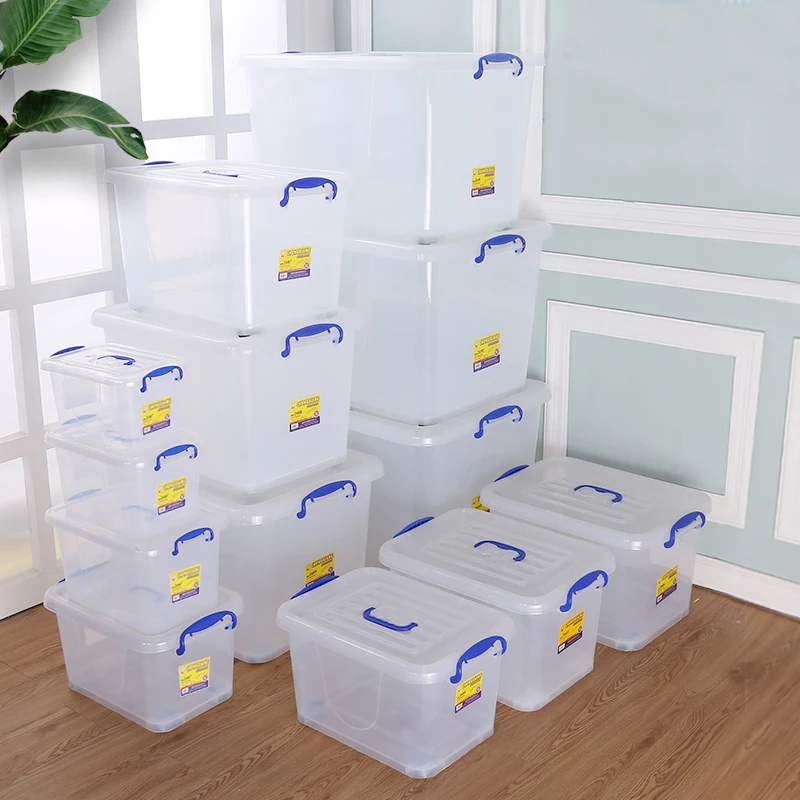 Various Designs Pp Plastic Storage Box Transparent Multifunction ...