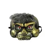 Bronze wig Party halloween half face mask for child